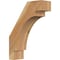 Ekena Millwork 4"W x 12"D x 16"H Merced Rough Sawn Knee Brace, Western Red Cedar BRC04X12X16MRC00RWR - alternate 1